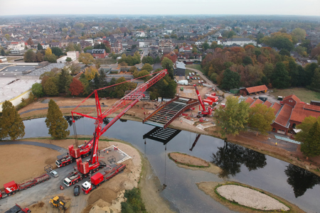 Podiumbrücke Bocholt - brug van verleden naar toekomst