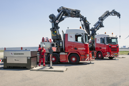 Twee gloednieuwe Palfinger kniktelescoopkranen voor Wagenborg Nedlift!